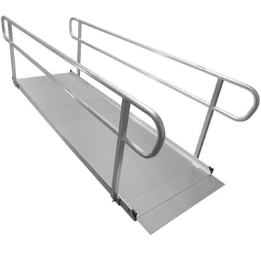 Solid Ramp with Handrails x 36 in Prairie View Industries XPS936 9 ft 